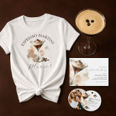 Invitation Espresso Martini Cocktail Post Mariage