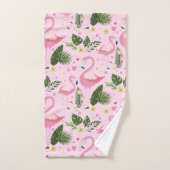 Collection Été Flamingo Un Design 8 (Serviette à main)