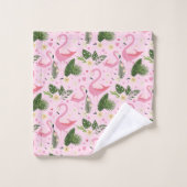 Collection Été Flamingo Un Design 8 (Gant de toilette)