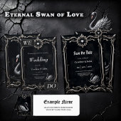 Save The Date Cygne Éternel de l'Amour, Forever Commence Ici.
