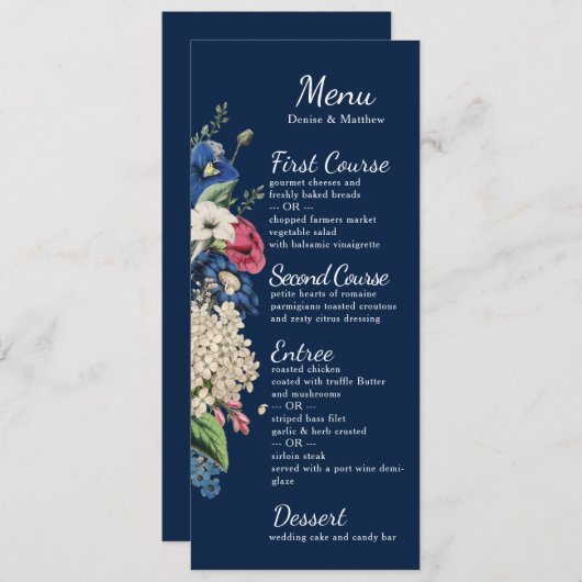 Collection éternelle dans Polar Night Blue Menu (Devant / Derrière)