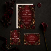 Save The Date Mariage gothique céleste éthéré