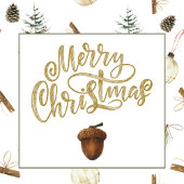 T-shirt Eucalyptus Acorns Noël