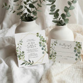 Étiquette Pour Bouteilles De Vin Mariage Enregistrer La Date Verdure Eucalyptus