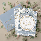 Carte D'accompagnement Eucalyptus Gold Code Parties scintillant 01 - RSVP (Personnalisez la collection de ce créateur indépendant. Test)