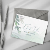 Invitation Feuille d'or Eucalyptus Infirmière diplôme I