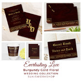 Élégant Mariage floral or de Bourgogne