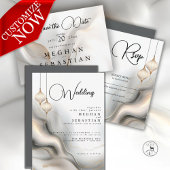 Save The Date Charbon d'or exotique Flair Arabe