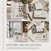 Carte De Rendez-vous Logo professionnel de designer d'intérieur moderne