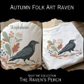 Invitation Sage Dark Academia Art Populaire Corbeau