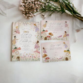 Fairy Garden Baby Books for Baby Invitation Insert