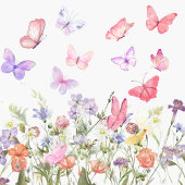 Carte Fée Whimsical avec fleurs Anniversaire