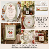 Sachets En Papier Douce Robe de Mariée Gingham Vert Sauge Rustique