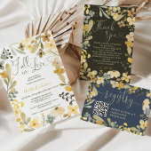 Gobelets En Papier Chute d'amour boho floral automne chic douche nupt