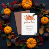 Invitation Citrouille Automne  Automne Fête des mariées