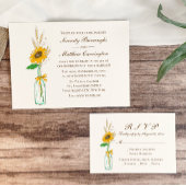 Boho zonnebloem rustieke bloemen net getrouwd brui servet