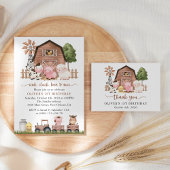Serviette En Papier Farm Animals, Cute Animals, Barn, First Birthday