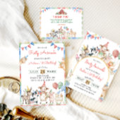 Invitation Animaux de ferme Barnyard fête d'anniversaire