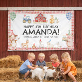 Farm Animals Kids Birthday Invitation