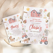 Assiettes En Carton Fête d'anniversaire des animaux de ferme