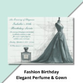 Serviette En Papier Elegant Fashion Birthday Napkins – Perfume & Gown