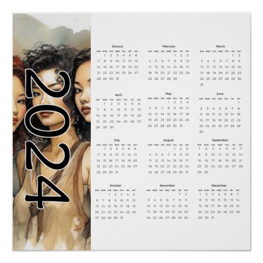 Collection femme Poster brillant (Devant)