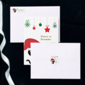 Aangepaste 2 Pet Foto Feestelijke Kerstmis Sneeuwv Cadeaupapier (Personaliseer de collectie van deze zelfstandige maker.)