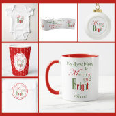 Joyeux et brillant café de Noël Mug