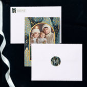 Invitation Fête de Noël moderne sur mesure sous la forêt d'ar (Personnalisez la collection de ce créateur indépendant.)