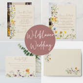 Numéro De Table Mariage fleur sauvage