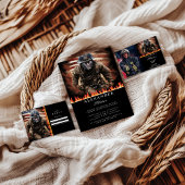 Faire-part Photo Firefighter Hero Graduation