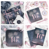 Papier Cadeau Fireworks Sweet 16 Midnight Blush ID984