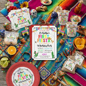Invitation Fête mexicaine colorée et amusante pour un 1er ann