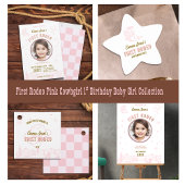 First Rodeo Minimalist Cowboy Hat 1st Birthday Papieren Bekers