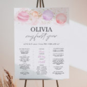 Eerste reis rond het Poster van het Welkome Teken