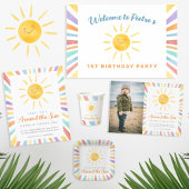 Invitation Première visite autour du soleil 1er anniversaire