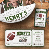 Assiettes En Carton Football Motif première année bas 1er anniversaire