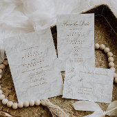 Save The Date Mariage formel classique