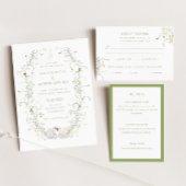 Carte D'accompagnement Site Web de Mariage Code QR