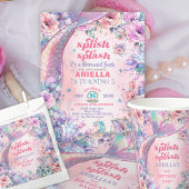 Sachets En Papier Flower Glitter Mermaid Tail 3rd Birthday