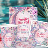 T-shirt Papa d'Oneder The Sea Mermaid fille d'anniversaire