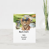 Gobelets En Papier Golf Let’s Par avec drapeau de golf sur vert blanc