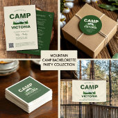 Banderoles Parti minimaliste moderne Camp Bachelorette