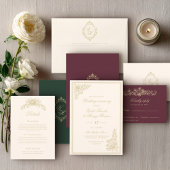 Invitation Regency Garden Vintage Classic Romantic Wedding