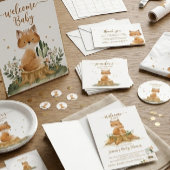 Étiquette Fleur de renard animal de faune