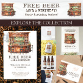 Serviette En Papier Bar Ancien Âgé Adulte Anniversaire N'Importe Quel 