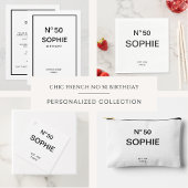 Invitation N°50 French Chic Soirée des 50 ans