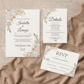 French Garden Romance Suite Wedding Invitations (Personnalisez la collection de ce créateur indépendant. )