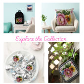 Tea Cup Floral Bouquet Bedrukte Rugzak