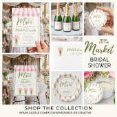 Signe De Table Fresh Off The Market Bridal Shower Tabletop Sign